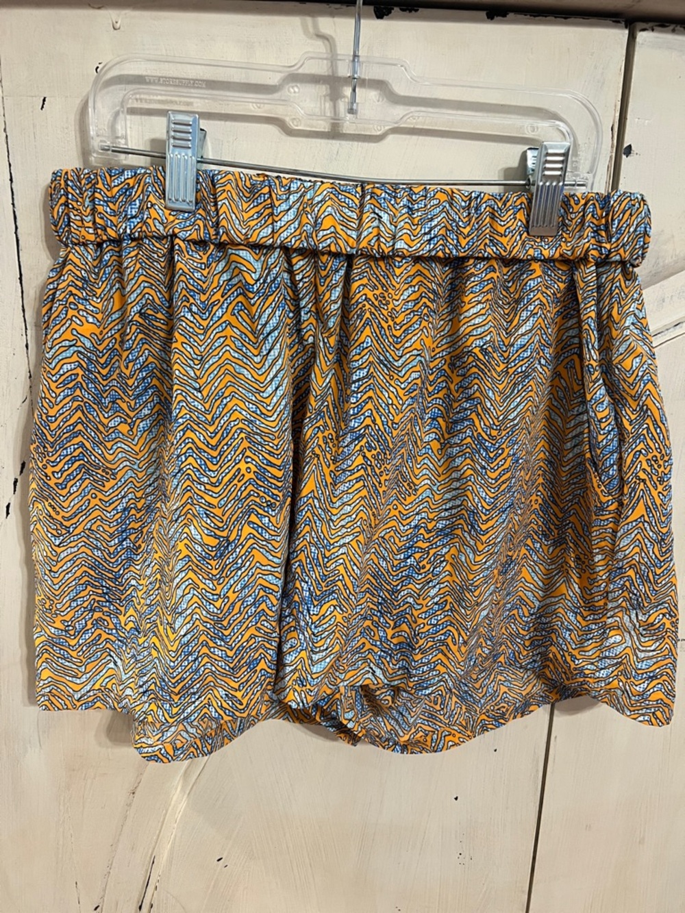 Tyche Printed Boho Shorts Medium | Elastic Waist Flowy Summer Beach